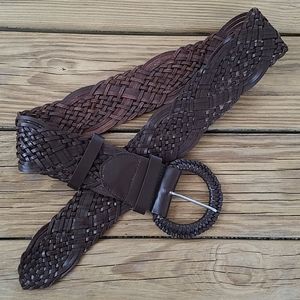 Brown Leather Silpada Belt Z9020 - size L